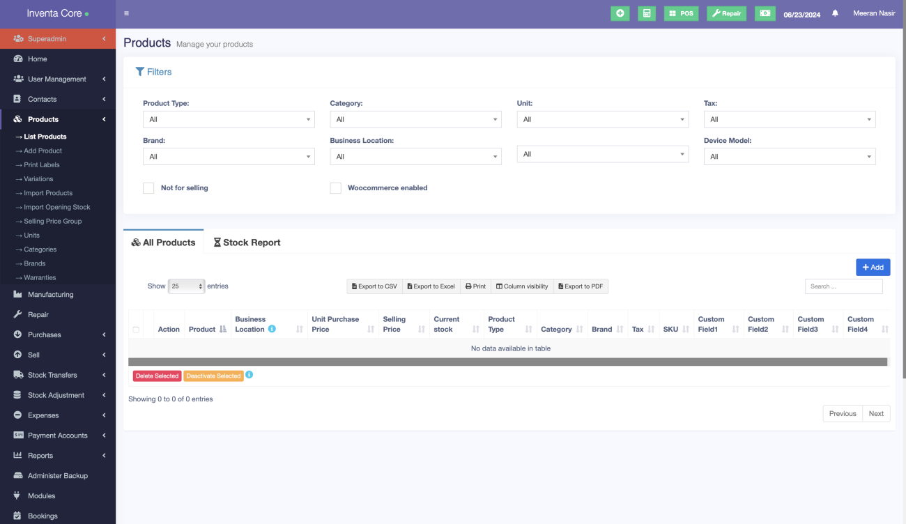 Inventory Management System with POS