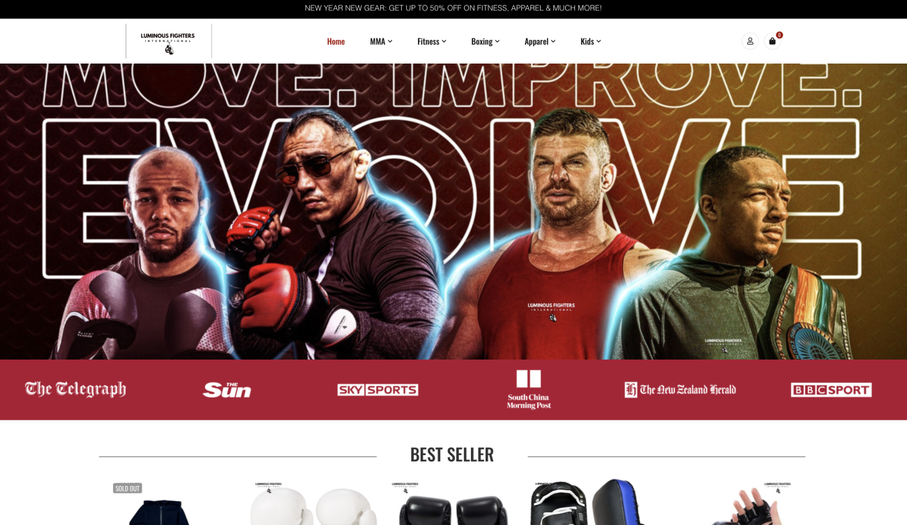 Luminous Fighters International - Boxing Equipment